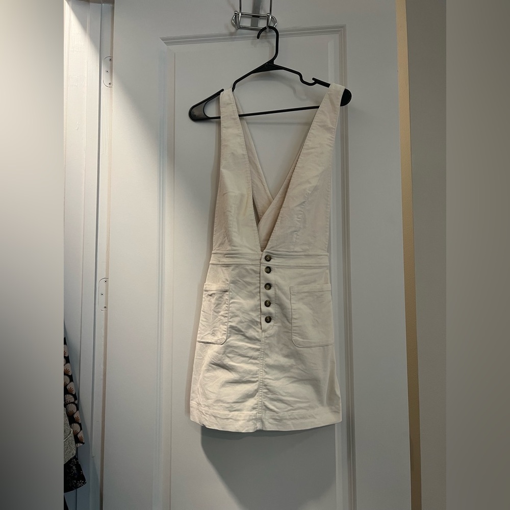 Free People Corduroy Overall Mini Dress